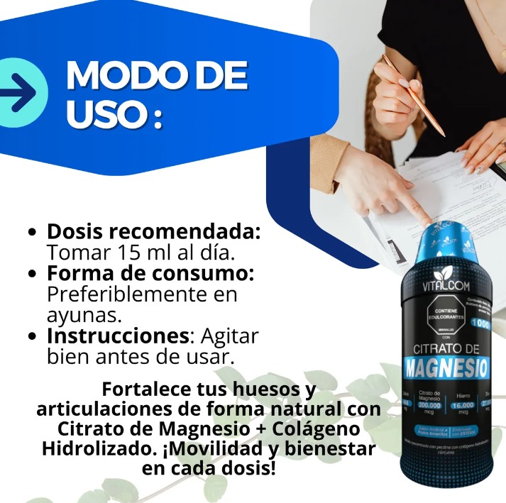 Miniatura 2 de CITRATO DE MAGNESIO